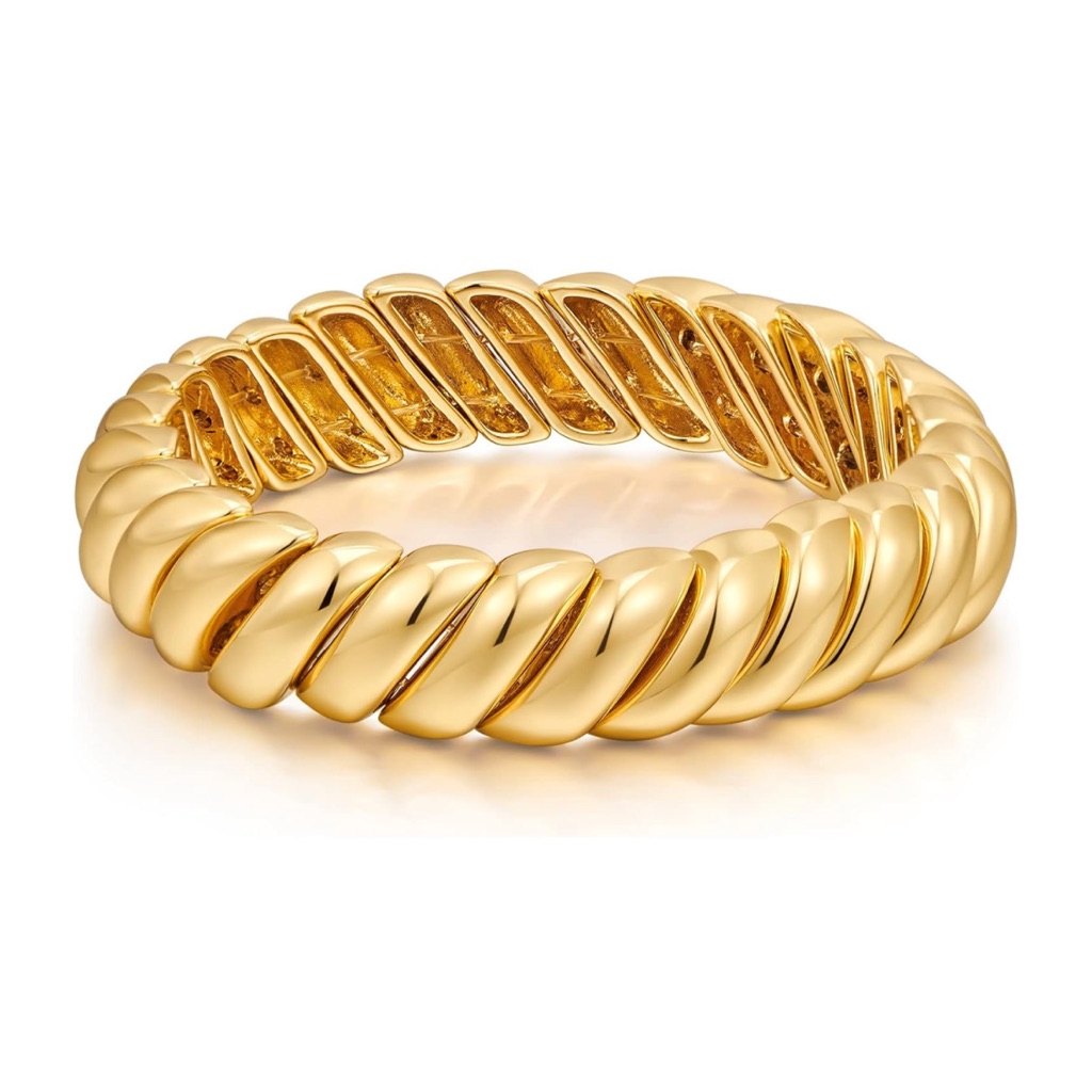 New! Gold Bracelet Croissant Bracelet